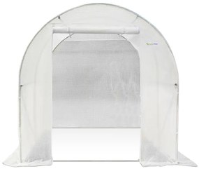 Tunel din folie albă 2x2m Garden Point