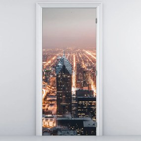 Fototapet pentru ușă - Metropolă (95x205cm)