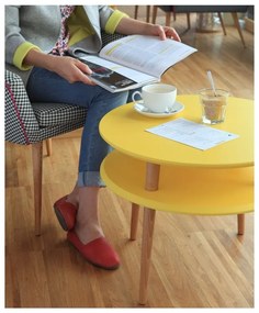 Măsuță de cafea Ragaba UFO Ø 57 cm, roz