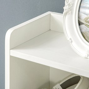 Dulap de camara HOMCOM din MDF cu 2 sertare si rafturi deschise pentru living si bucatarie | Aosom RO