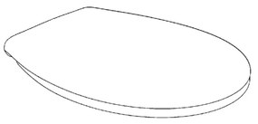 GROHE 39492000 - Capac WC BAU CERAMIC, alb durabil