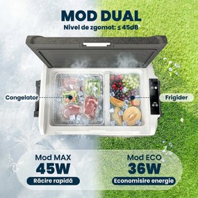 Outsunny Frigider portabil pentru călătorii | Aosom Romania