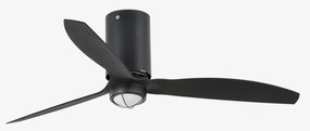 Lustra cu Ventilator si telecomanda MINI TUBE M LED negru mat