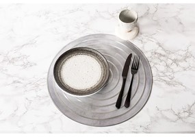 Suport de farfurie Tiseco Home Studio, ⌀ 39,5 cm, argintiu