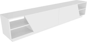 Comoda TV, Hanah Home, Rhodes, 240x37.1x47.4 cm, Alb