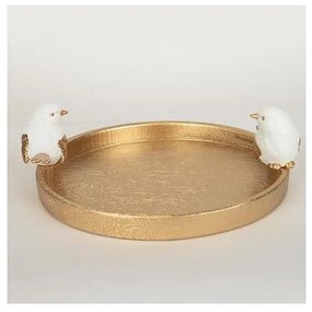 Decorațiune de masă, farfurie cu păsări