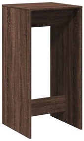 854424 vidaXL Masă de bar, stejar maro, 51x50x103,5 cm, lemn prelucrat