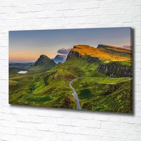 Tablou pe pânză canvas Dealurile din scoția