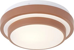 Plafonieră Sienna modernă cu alb 25cm IP44 - Walden