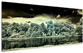 Tablou suprafeței de apă (120x50 cm)