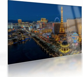 Tablou pe sticlă - Las Vegas (70x50 cm)