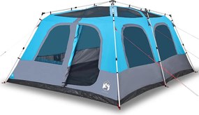 vidaXL Cort de familie cupolă 10 persoane, setare rapidă, albastru