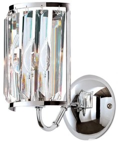 Aplica cromata design LUX cu cristal K9 Gstaad
