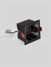 Spot incastrabil LED 13W 3000K Helio negru