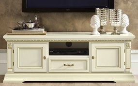 Comodă TV lemn masiv Victoria Personalizabil, 140 × 51 × 50 cm - Nuc