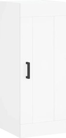 vidaXL Dulap de perete, alb, 34,5x34x90 cm, lemn prelucrat