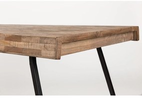 Masă de dining lemn masiv de tec 100x220 cm Suri – White Label