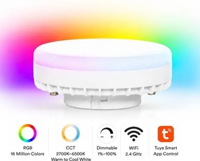 Brilagi - Spot LED RGB dimabil SMOOTH 1xGX53/14W/230V Wi‑Fi Tuya bej