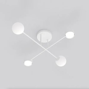 Plafonieră aplicată HOLON 2xG9/8W/230V + 2xGX53/12W albă