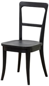 Scaun dining negru din lemn de mango Clive