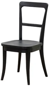 Scaun dining negru din lemn de mango Clive