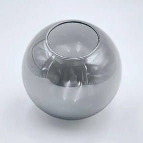 Lustră pe tijă LILOU 4xE14/5W/230V crom mat/fumuriu