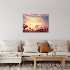 Tablou - Lunca cu flori (70x50 cm)