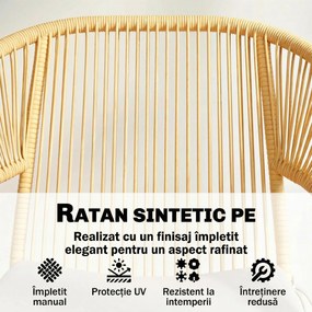 Outsunny bistro mobilier ratan polyrattan | Aosom Romania