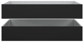 Sertare sub pat negre 2 buc. 90x190/140x190 cm Naia – Tvilum