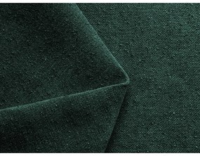 Pat matrimonial verde închis tapițat cu spațiu de depozitare cu somieră 180x200 cm Hauke – Makamii