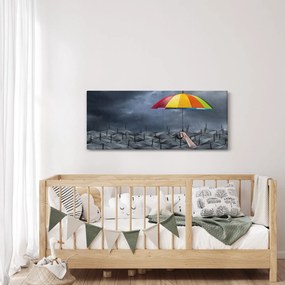 Tablou - Umbrele (120x50 cm)