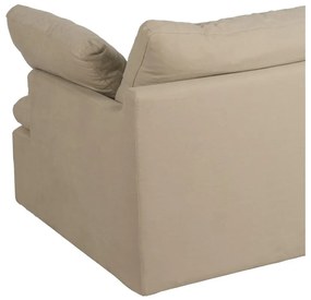 Canapea bej cu tapițerie din in 180 cm – Ixia