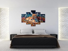 Tablou - Cerb pictat (150x105 cm)