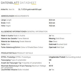 Plafoniera eleganta design modern OPALDESIGN 4L, auriu mat