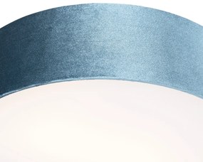 Plafoniera moderna albastra 40 cm - Drum