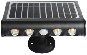 LED lampă solară de perete cu senzor, 8W, 3,7V, IP65, 6000K, 4000 mAh