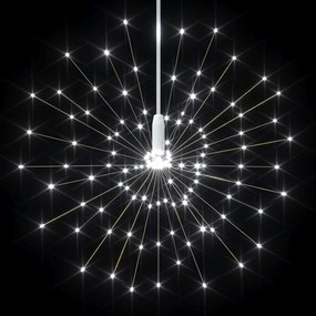 Lampa cu artificii de Craciun, 140 LED-uri, alb rece, 20 cm 1, Alb rece