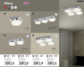 Plafoniera LED design minimalist Hilary 2 5662 RX