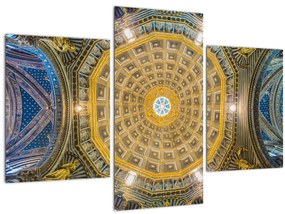 Tablou cu tavanul bisericii Siena (90x60 cm)