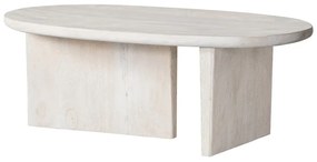 Măsuță de cafea în culoare naturală din lemn de mango 110x60 cm Seam – WOOOD