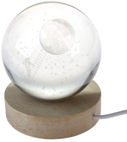 Decorațiune luminoasă în culoare naturală cu USB ø 8 cm – Dakls