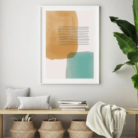 Poster - Abstracție pictată (A4)