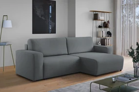 Colțar extensibil Avia L universal - gri stofă boucle Gerra 70