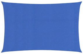 Panza parasolar, albastru dreptunghiular 4x7 m HDPE 160 g m  ²
