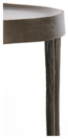 Măsuțe auxiliare 2 buc. rotunde din metal 35x35 cm Tobias – Light &amp; Living