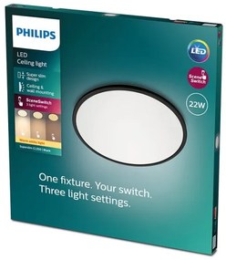 Plafonieră LED dimabilă SUPERSLIM SCENE SWITCH LED/22W/230V Philips