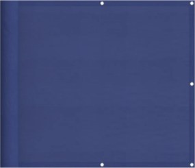vidaXL Paravan de balcon, albastru, 90x700 cm, 100% poliester oxford