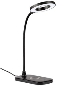 Rabalux 74013 - Lampă de birou LED tactilă HARDIN, dimabilă, 5W, neagră