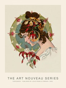 Reproducere Confidence (Beautiful Gypsy Woman / Golden) - Alphonse Mucha