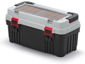 Cutie pentru scule cu maner metalic 54 x 27,8 x 26,9 cm, cutii, gri